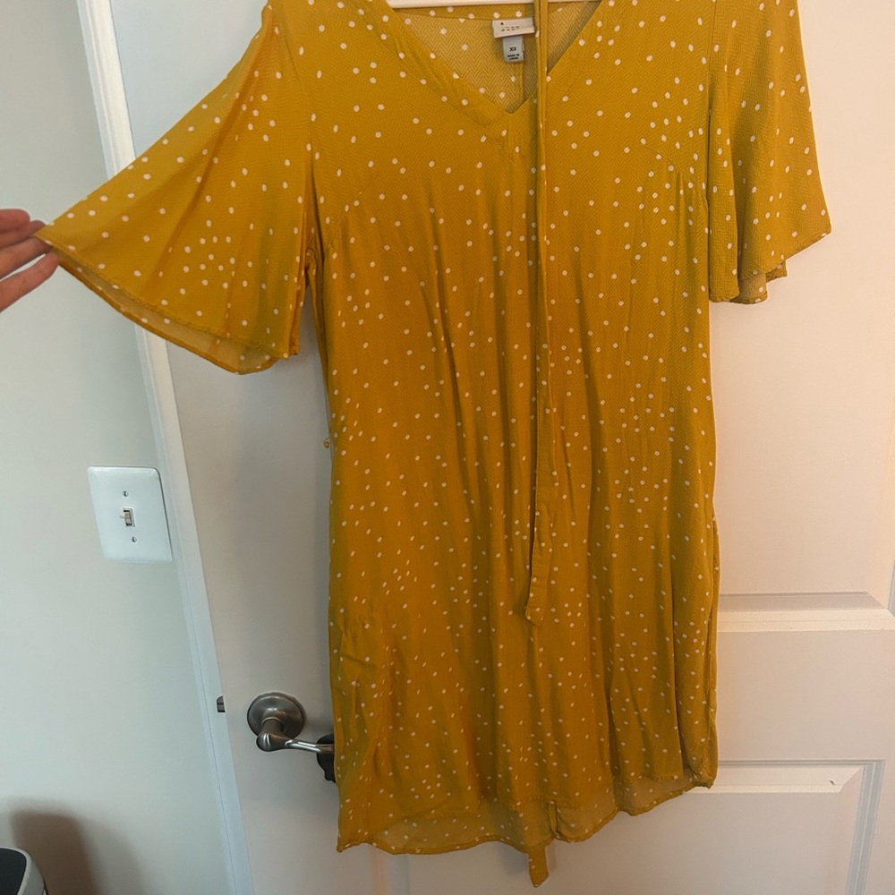 Yellow Polka Dot Dress